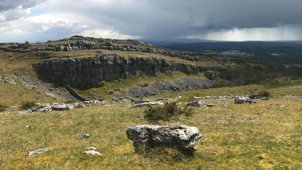limestone surroundings of Farleton Fell in Cumbria